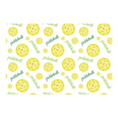 Bright Yellow Pickleball Balls Sticker