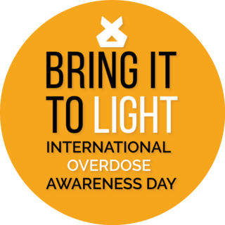 Bring It To Light, Overdose Awareness Day Sticker