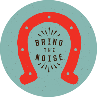 Bring The Noise Horseshoe Sticker