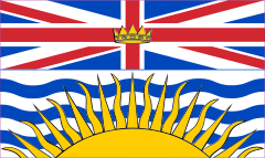 British Columbia Flag Sticker