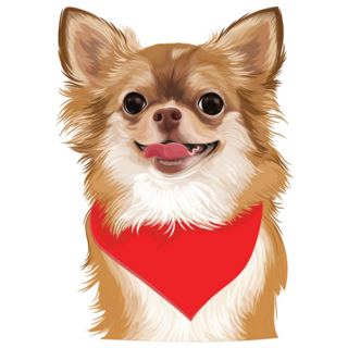 Brown Chihuahua Sticker