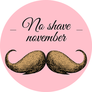 Brown Mustache Sticker