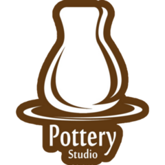Brown Pottery Logo Sticker