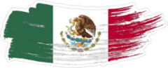 Brush Stroke Mexico Sticker