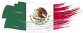 Brush Stroke Mexico Sticker