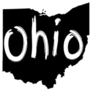 Brush Stroke Ohio State Sticker
