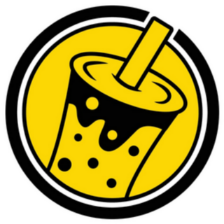 Bubble Drink Tea Logo Sticker