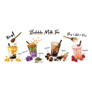 Bubble Milk Tea Yummy Illustrations Sticker
