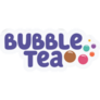 Bubble Tea Lettering Sticker