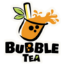 Bubble Tea Logo With A Splattering Sticker
