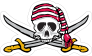 Buccaneers Mascot Sticker