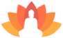 Buddha Illustrated With A Lotus Background Sticker