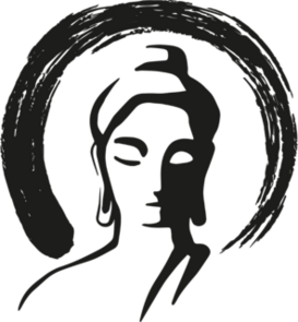 Buddha Zen Painting Swirl Sticker