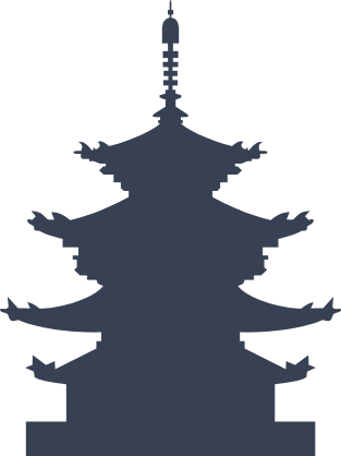 Buddhist Temple Sticker