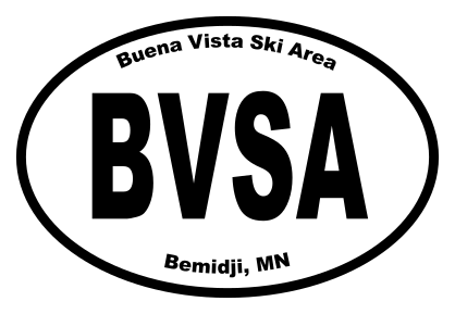 Buena Vista Ski Area Oval Sticker