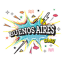 Buenos Aires Argentina Comic Text Sticker
