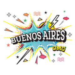 Buenos Aires Argentina Comic Text Sticker