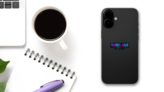 Buenos Aires Argentina Gradient Lettering Sticker on a Phone (New) example