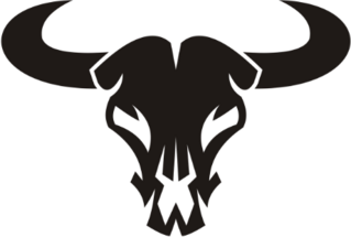 Buffalo Head Logo Sticker