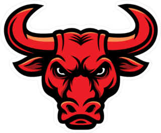 Buffalo Mascot Logo Sticker