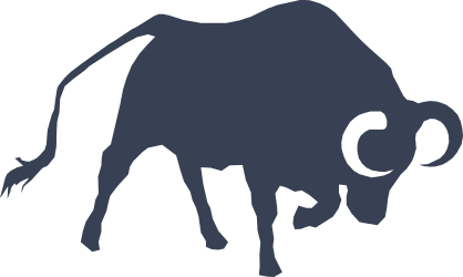 Bull Charging Sticker