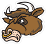 Bull Head Mascot Sticker