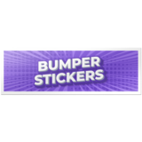 Bumper stickers with vivid, full-color printing