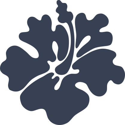 Bumpy Hibiscus Flower Sticker