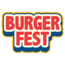 Burger Fest Typography Sticker