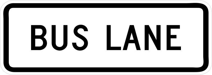 Bus Lane Sticker