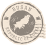 Busan Republic Stamp Sticker
