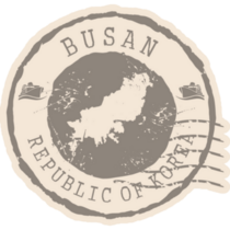 Busan Republic Stamp Sticker