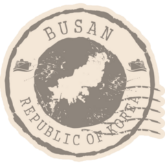 Busan Republic Stamp Sticker