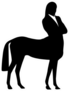 Business Centaur Sticker