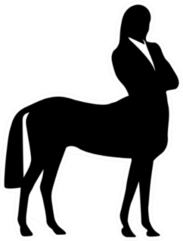 Business Centaur Sticker