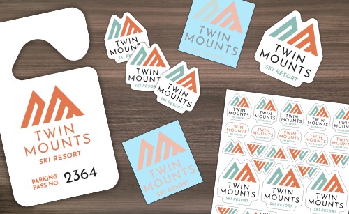 Business Stickers Long Description Image