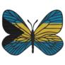 Butterfly Bahamas Sticker
