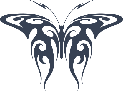 Butterfly In Flames Sticker