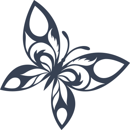 Butterfly In Flight Sticker