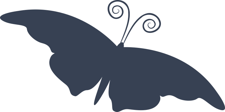 Butterfly In The Wind Sticker