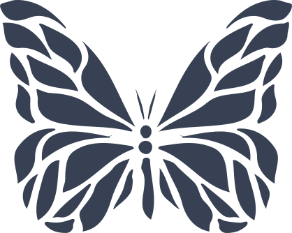 Butterfly Pieces Sticker