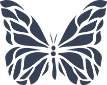 Butterfly Pieces Sticker
