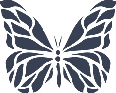 Butterfly Pieces Sticker