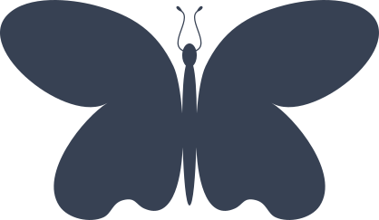 Butterfly With Large Wings Sticker