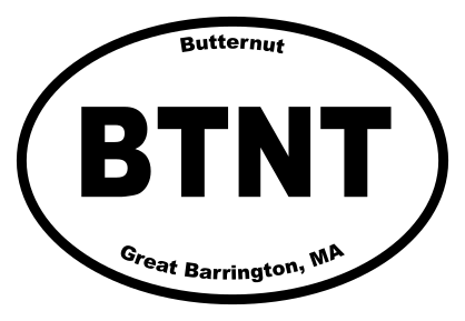 Butternut Oval Sticker