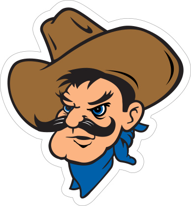 Caballero Head Mascot Sticker