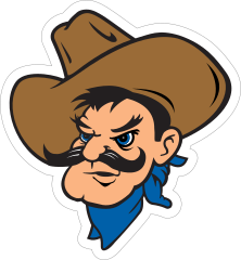 Caballero Head Mascot Sticker