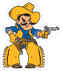 Caballero Mascot Sticker