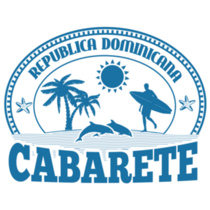 Cabarete Blue Stamp Sticker