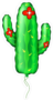 Cactus Balloon Sticker